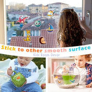 GUYUCOM 4 Pack Reusable Sticker Books for 2 3 4 Year Old Kids Boys Girls Toddlers Transparent 3D Space Vehicles Educational Toys Birthday Gifts